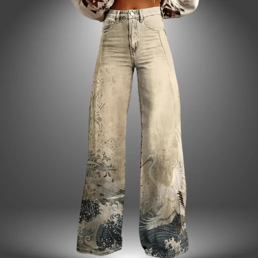 Olivia | Pantalone d’Arte per Donne Che Osano