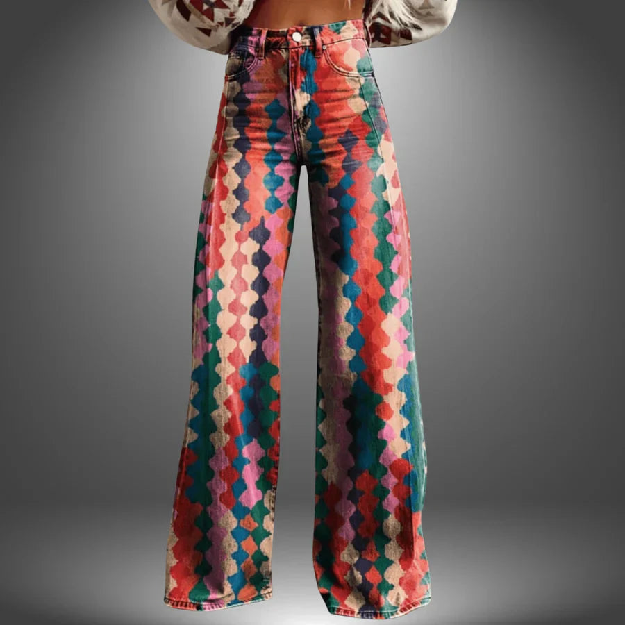 Olivia | Pantalone d’Arte per Donne Che Osano