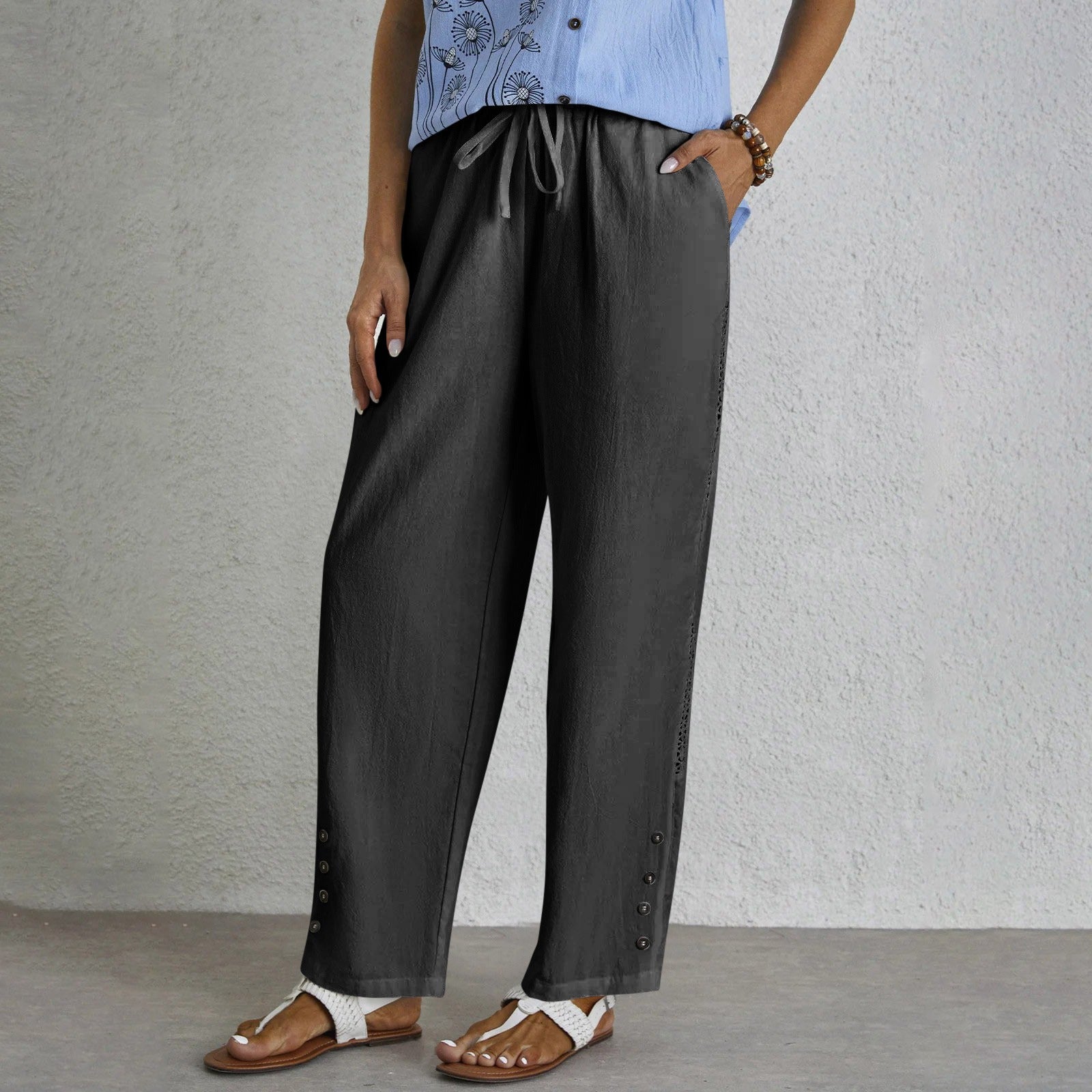 Celena™ - Pantaloni Buttoned Senza Sforzo