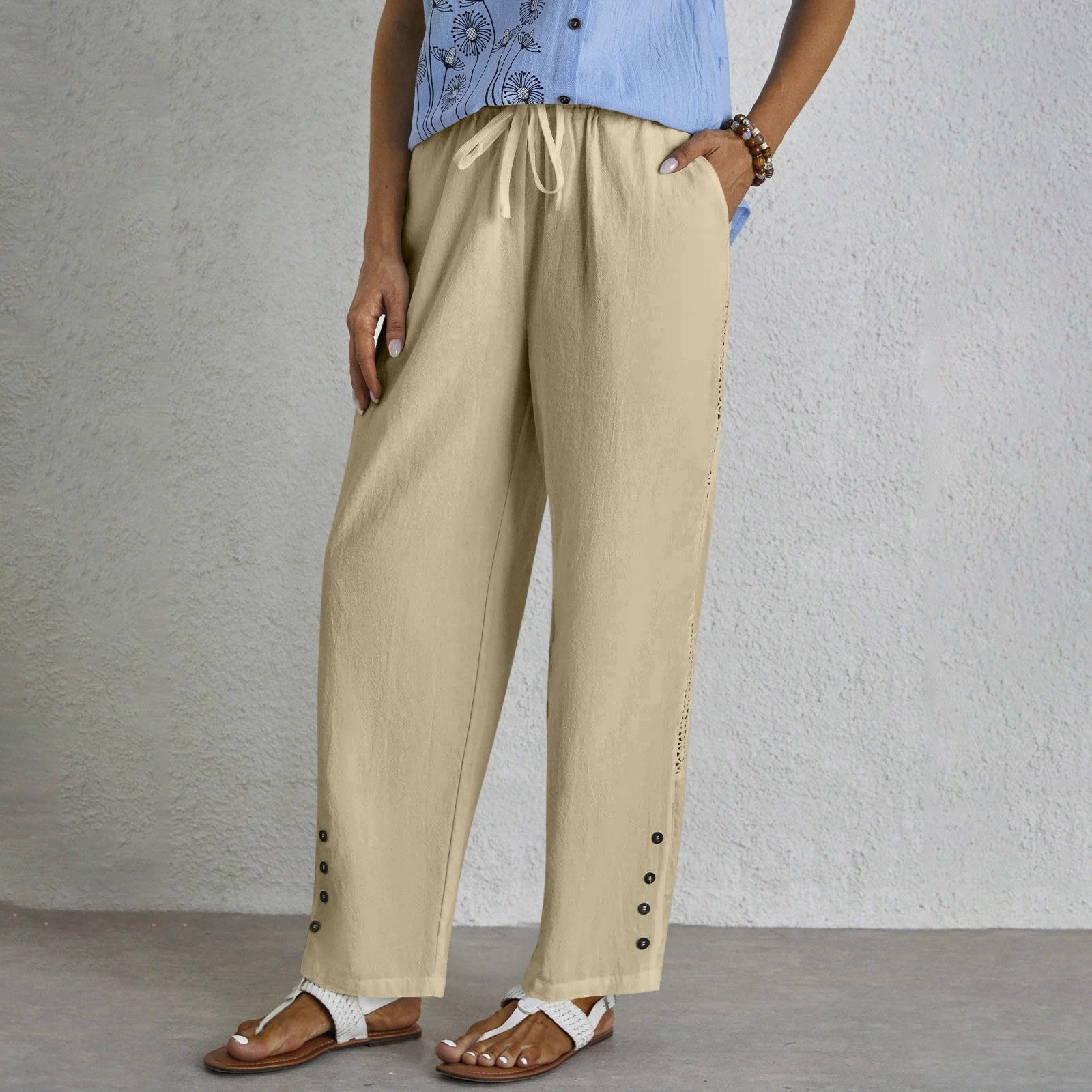 Celena™ - Pantaloni Buttoned Senza Sforzo