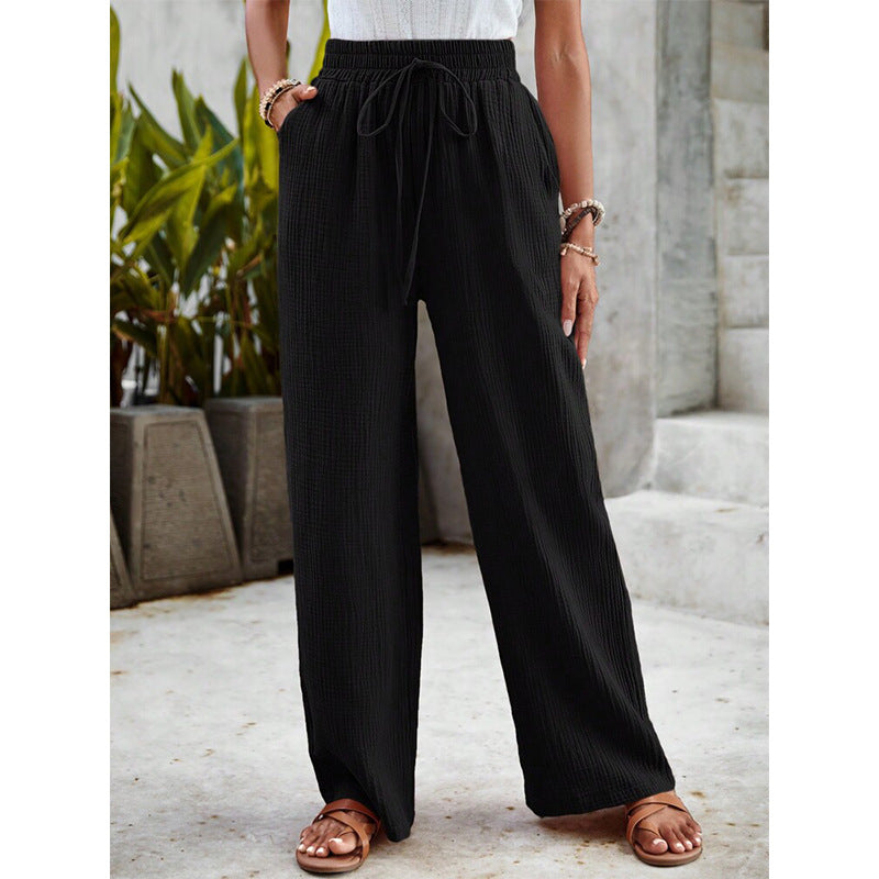 Avelina™ - Pantaloni Relaxed a Gamba Larga