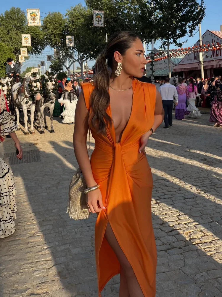 Moriah - Elegante Abito Plissè